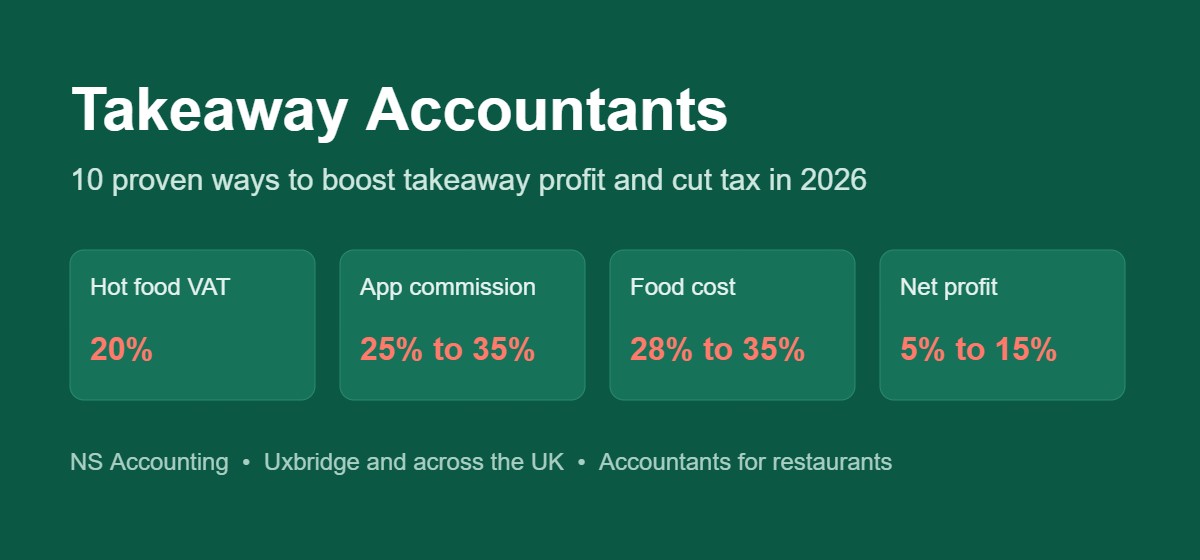 Takeaway accountants in Uxbridge and across the UK, NS Accounting